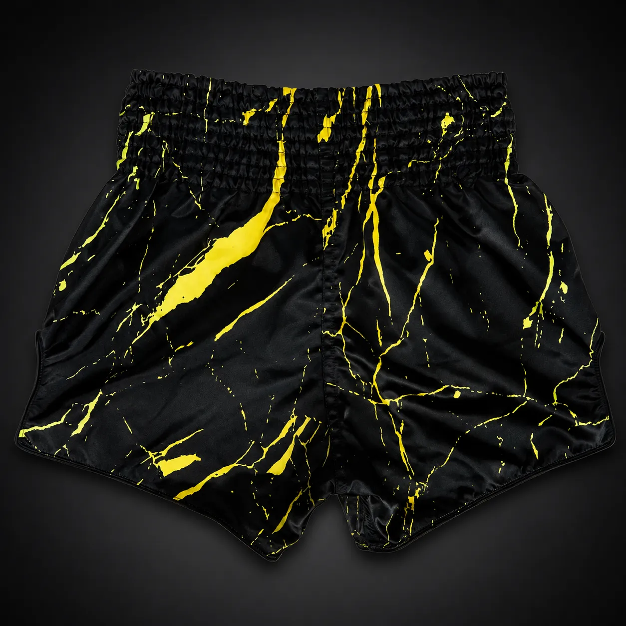 Fairtex Muay Thai Shorts Black Marble — dos
