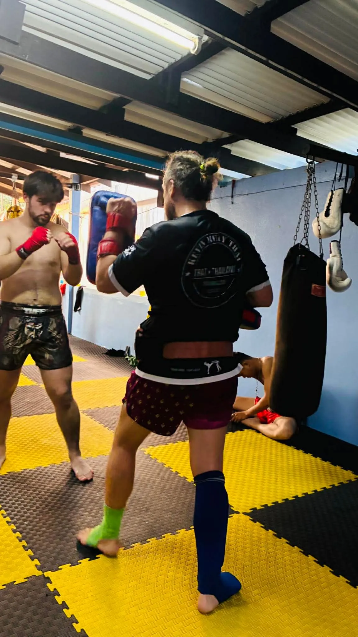 Conditioning session at Naga Gym Pakse