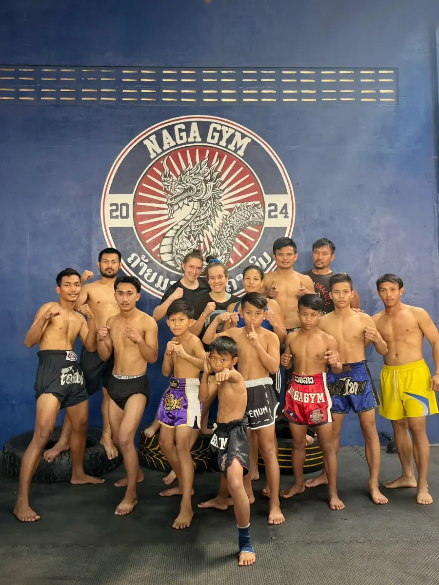 Young fighters at Naga Gym